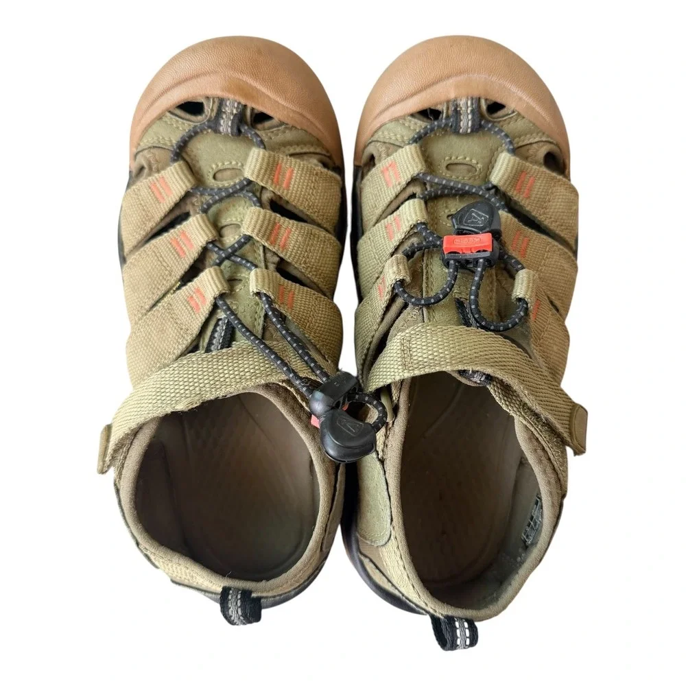 Keen Newport H2 Youth 3 Martini Olive‎ Aura Orange Waterproof Sandals Unisex